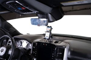 Dodge Ram TRX Dash Mount - Addictive Desert Designs - Digital Device - Hammer Black - `21-`23